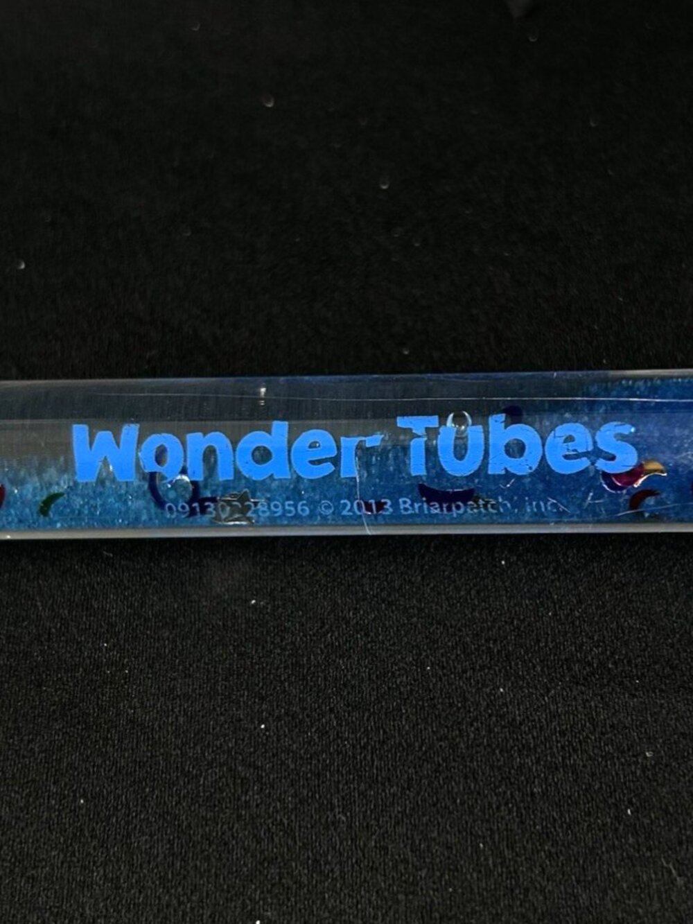 Briarpatch Wonder Tubes Glitter Wand Blue Magic Sparkle Acrylic 2013